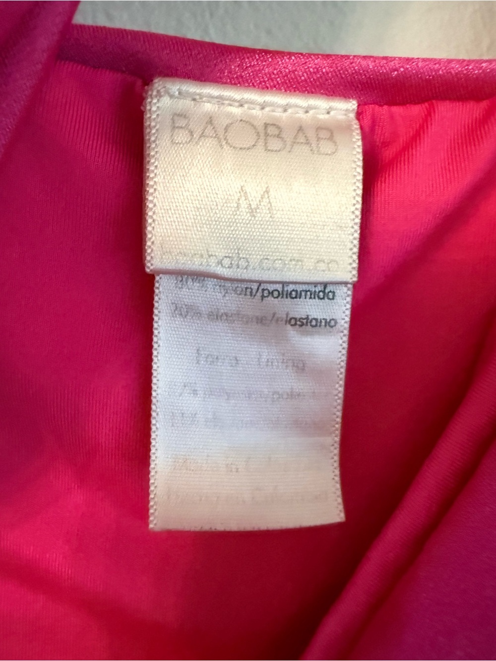 Baobab Lia One Shoulder Cutout Maxi Dress Fuchsia Pink M - Picture 3 of 9